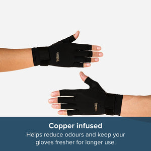 Copper Fit Hand Relief Compression Gloves