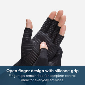 Copper Fit Hand Relief Compression Gloves