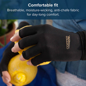 Copper Fit Hand Relief Compression Gloves