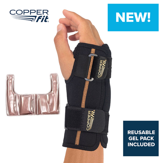 Copper Fit Rapid Relief Hot & Cold Stabilising Wrist Brace